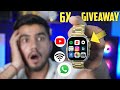 Giveaway 6X 🔥|| Golden Ultra Unboxing and Review ⚡ ||  Golden Ultra Detail Review ⚡ || Smartwatch ||