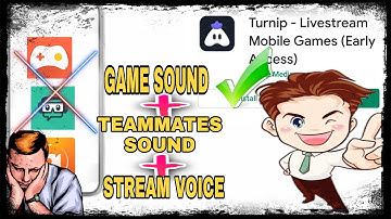BEST STREAMING APP// GAME SOUND+ INTERNAL SOUND + STREAM VOICE // TURNIP APP // FULL TUTORIAL ❤️