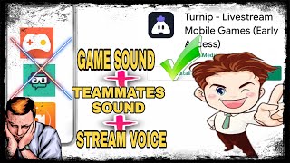 BEST STREAMING APP// GAME SOUND+ INTERNAL SOUND + STREAM VOICE // TURNIP APP // FULL TUTORIAL ❤️ screenshot 5