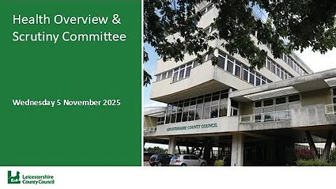 Health Overview & Scrutiny Committee - 5 November 2025