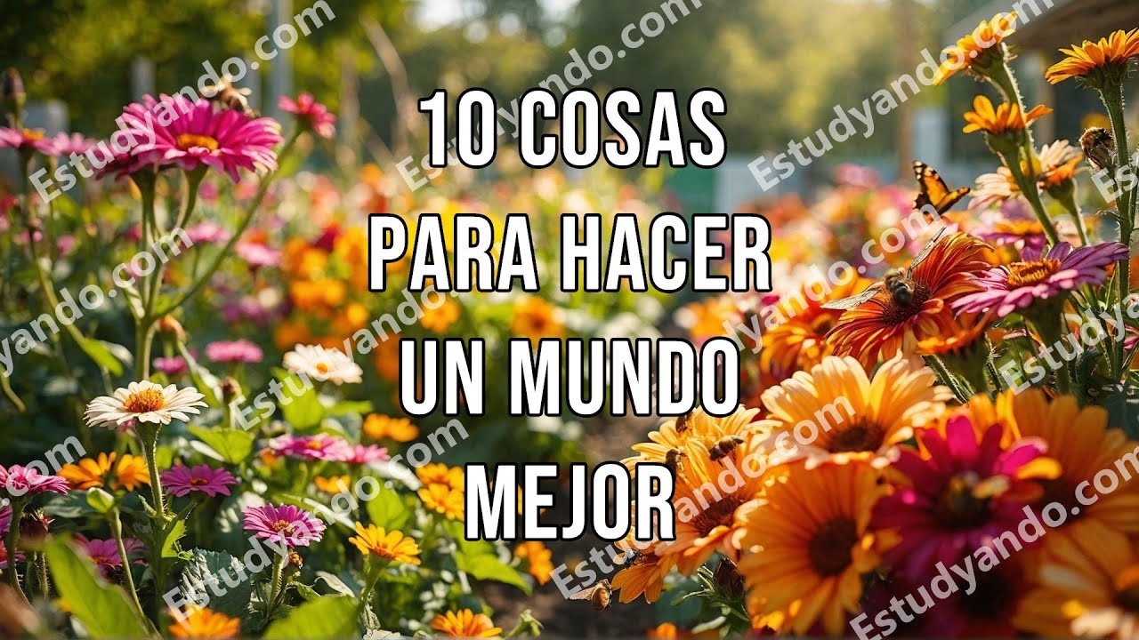 10 Cosas para hacer un mundo mejor - YouTube