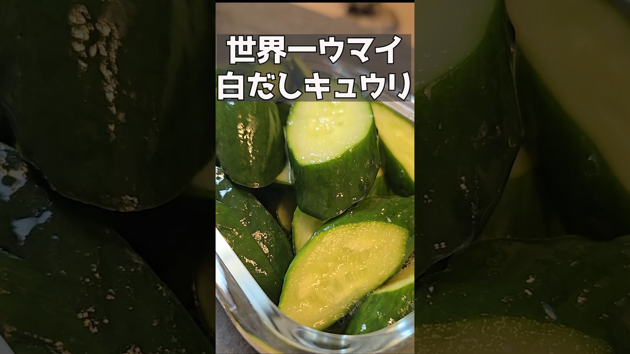 こんなにウマイきゅうりを知ってるかい？！ #料理 #まいにちごはん #簡単レシピ #おつまみ