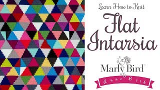 Learn How to Knit Flat Intarsia