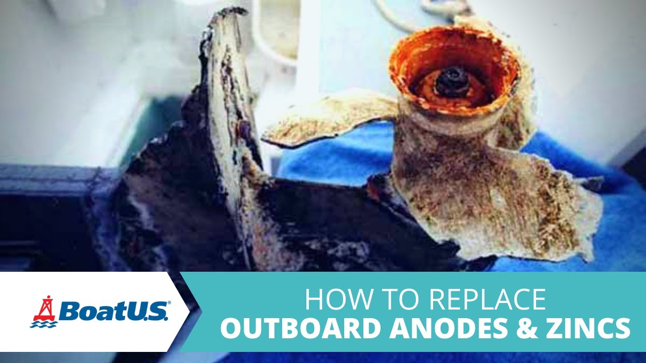 how to replace anodes and zincs on a boat boatus - youtube