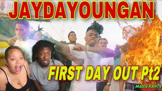 FIRST TIME HEARING JayDaYoungan - First Day Out Pt2 (Influential Freestyle) REACTION
