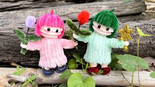 ABC TV | How to Make A Yoyo Tilted Head Doll With Pipe Cleaner - Craft Tutorial @abctvflower