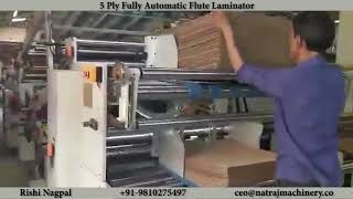 5 Ply Fully Automatic Flute Laminator