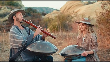 Echoes of the Earth III | Handpan & Flute Music | Winter Solstice 2024 | Gabriel Braun & Vybeshift