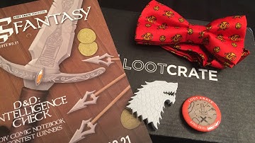Loot Crate April 2015 Fantasy Theme Unboxing
