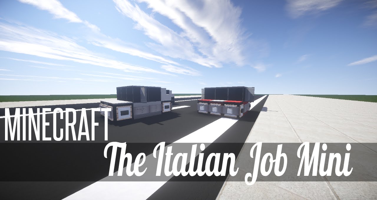 Minecraft Vehicle Tutorial - How to Build : The Italian Job Mini Cooper ...