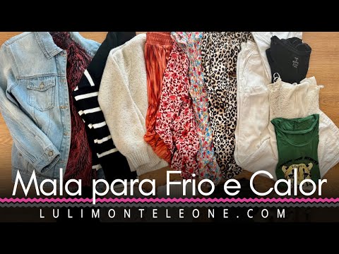 Mala para frio e calor! 🧳 What to pack for cold and warm weather!