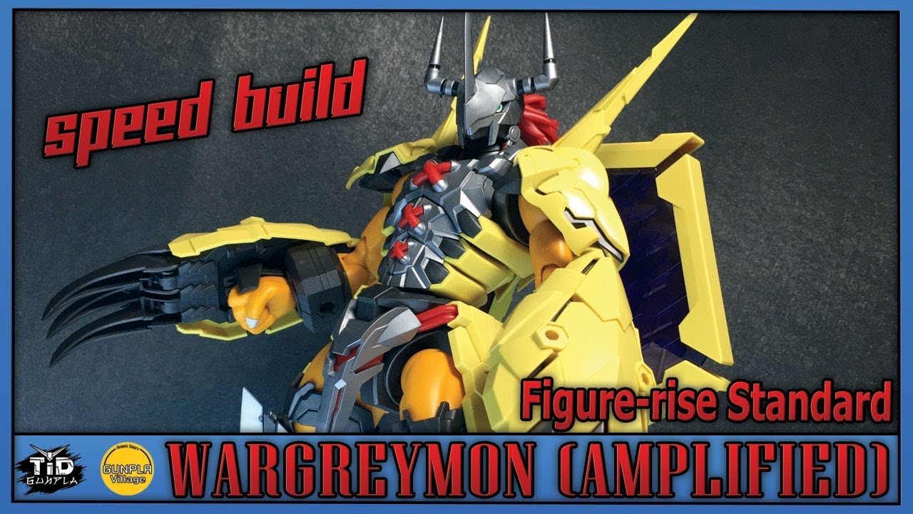 Speed Build Figure Rise Standard Wargreymon Amplified By Tid Gunpla Youtube