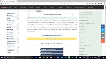 Why does ConcurrentHashMap does not allow null key or values? | javapedia.net
