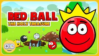 Красный шарик Поиски сокровищ. Новая игра Red ball The holy treasur‪e