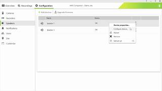 AXIS Companion - How to make live announcements