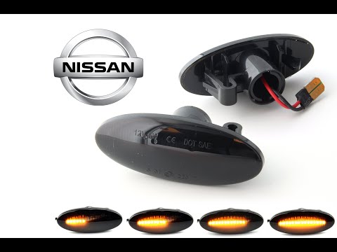 Clignotants Répétiteurs Fumés LED DYNAMIQUE DÉFILANT Nissan Cube, Juke, Leaf, Micra, Note, Qashqai