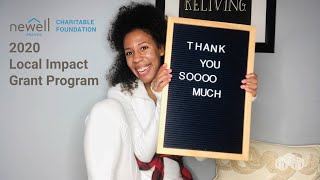 A thank you from our 2020 Newell Brands Local Impact Grant Program recipients