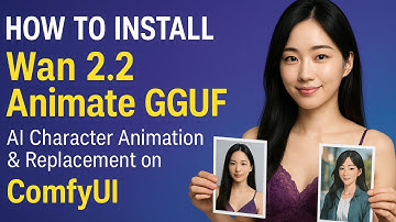 How to Install Wan 2.2 Animate GGUF on ComfyUI | Full Character Animation & Replacement (Full Setup)