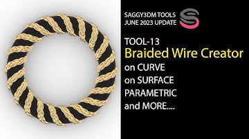 Saggy3dm Tools June 2023 Update - 13 Braided Wire Creator Tool. (Eng/Hindi Subtitles)