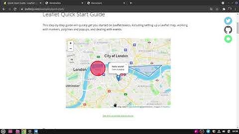 Mapas Simples - Leaflet Com HTML e JavaScript
