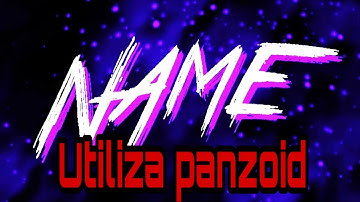 como hacer tu intro en panzoid ( basico )