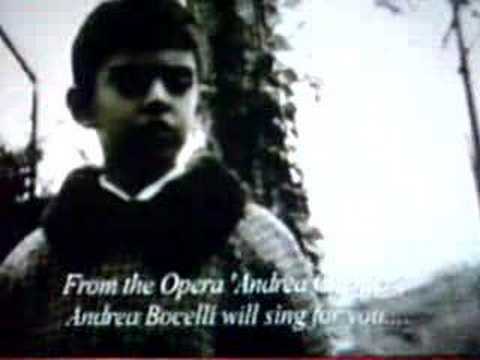 Andrea Bocelli sings nine years old