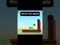 Worm eat Apple Game #brainpuzzle #gameplay #shorts