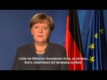 German Chancellor Angela Merkel's message at Global Citizen 2015 Earth Day