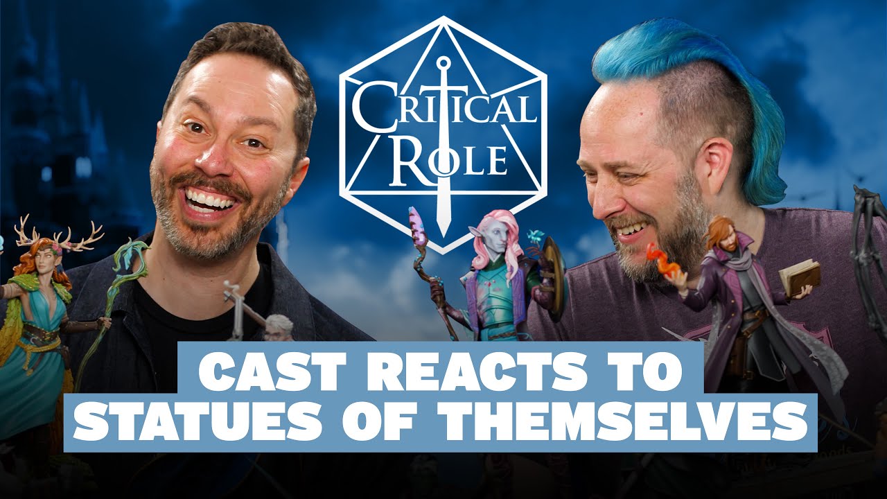 Critical Role Cast REACTS to Statues of Themselves 🤣 | Sideshow Con 2023