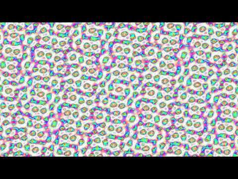 Full HD quasicrystal, alternate color mapping