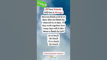 Most People FAIL This Riddle! | SAT Travel Problem | Can You Solve It?#shorts #math #riddlemathworld