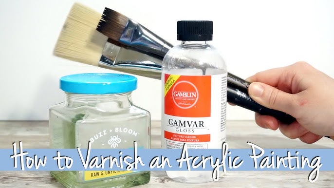 Remove Gamvar Picture Varnish from oil painting 