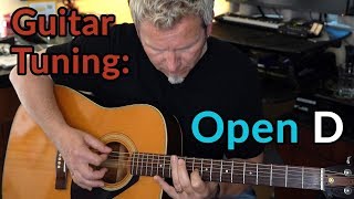 OPEN D TUNING (Joni Mitchell) - Alternate Guitar Tunings - You Turn Me On (I&#39;m a Radio)