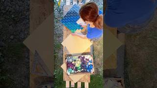 How to make art from chair rail: It’s a colorful 500-piece puzzle