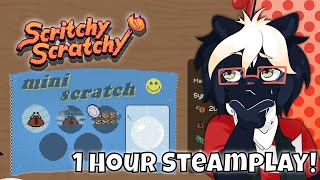 🎫Let's go gambling in【Scritchy Scratchy】! | ⌛️ 1 Hour Steam Plays | Ep. 25