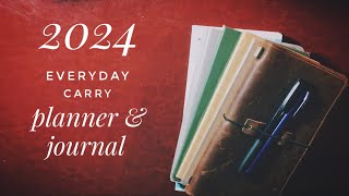 My 2024 Functional Planner and Bullet Journal In A Traveler’s Notebook