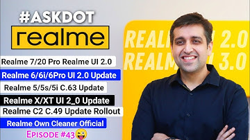 Realme Android 11 Update | Realme 6/6i/7/7i Realme UI 2.0 Update | Realme X/XT UI 2.0 Update | ⚡