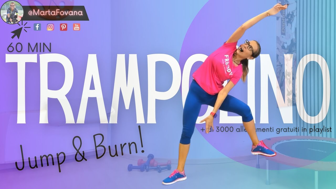 Salta & Brucia con il Trampolino! Allenamento Total-Body con esercizi con pesetti 🔝