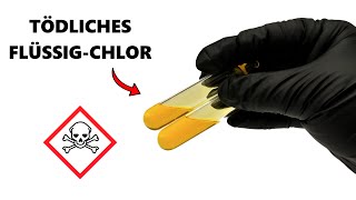 Flüssiges Chlor synthetisieren (aus Poolchlortabletten) | [𝟰𝗞] | JJChemistry