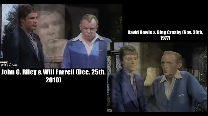 Side by Side of Peace on Earth w/ David Bowie, Bing Crosby, Will Ferrell, and John C. Riley
