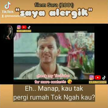 saya allergik😂_ klip dari filem SARA (2001)