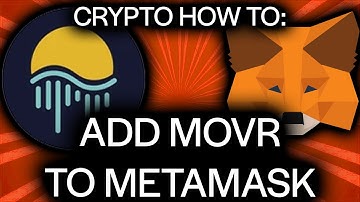 CRYPTO HOW TO: ADD THE MOONRIVER NETWORK TO METAMASK