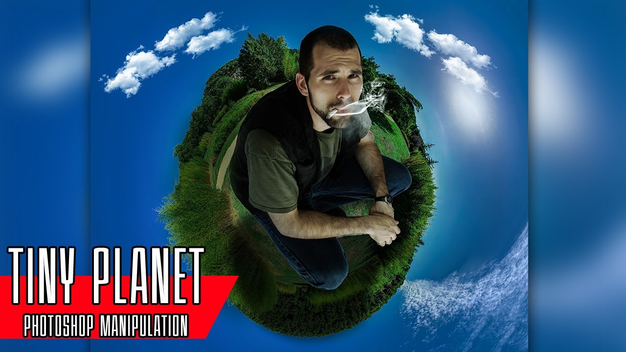 Photoshop tutorial | 360 Tiny Planet Manipulation Photo Effects ...