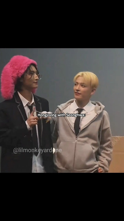 Hongjoong's affection n skinship towards members vs Seonghwa #ateez #seongjoong #8makes1team
