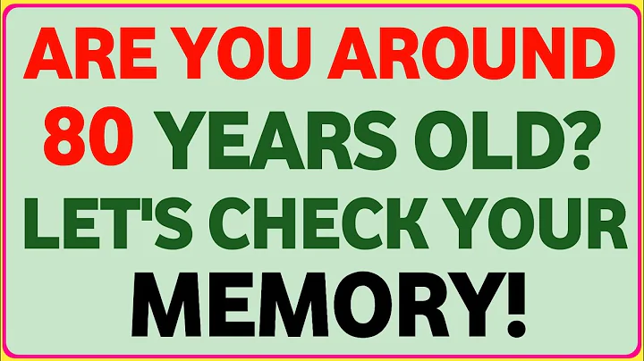 YOUR MEMORY IS AMAZINGLY IMPRESSIVE IF YOU CAN SCORE ABOVE 7! | 30 General Knowledge Questions 🔥🧠 