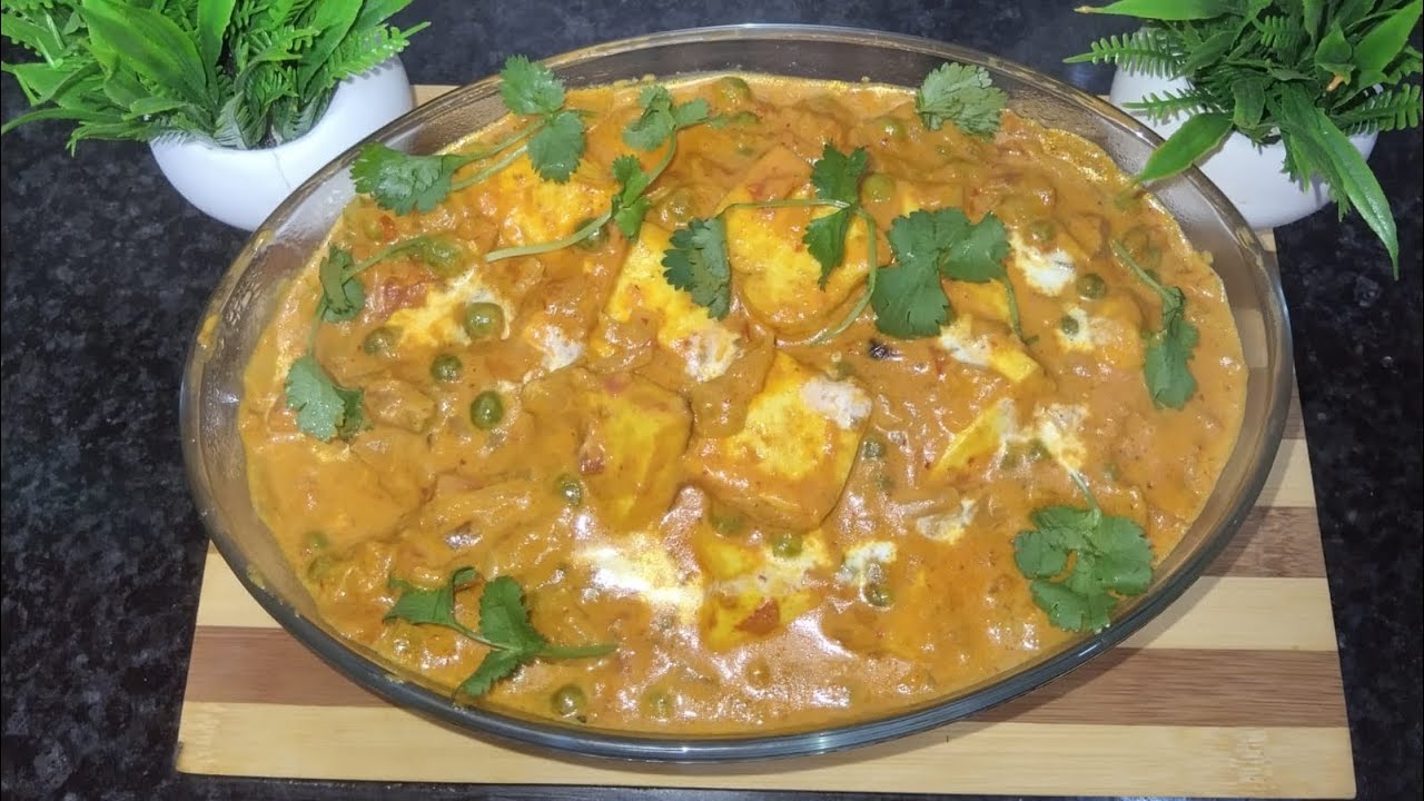 Easy matar paneer recipe. Must try
