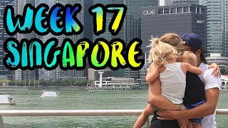How to Travel with Kids!! Canceled Flights Because a Volcano in Bali!! /// WEEK 17 : Singapore