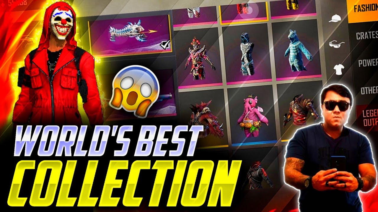 WORLD BEST COLLECTION FREE FIRE  - all rare items and old item ...