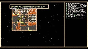 Dwarf Fortress Tutorial: Metal Industry, Civilian Burrow, Ettin Attack