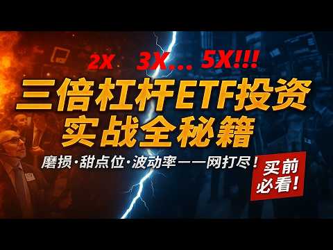 TQQQ长期持有策略｜Leveraged ETF财富自由全攻略 | 杠杆ETF的密码